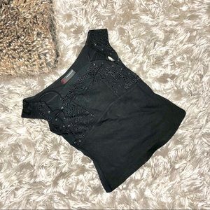 Adam Pour Eve Eyelet Shirt Women size1